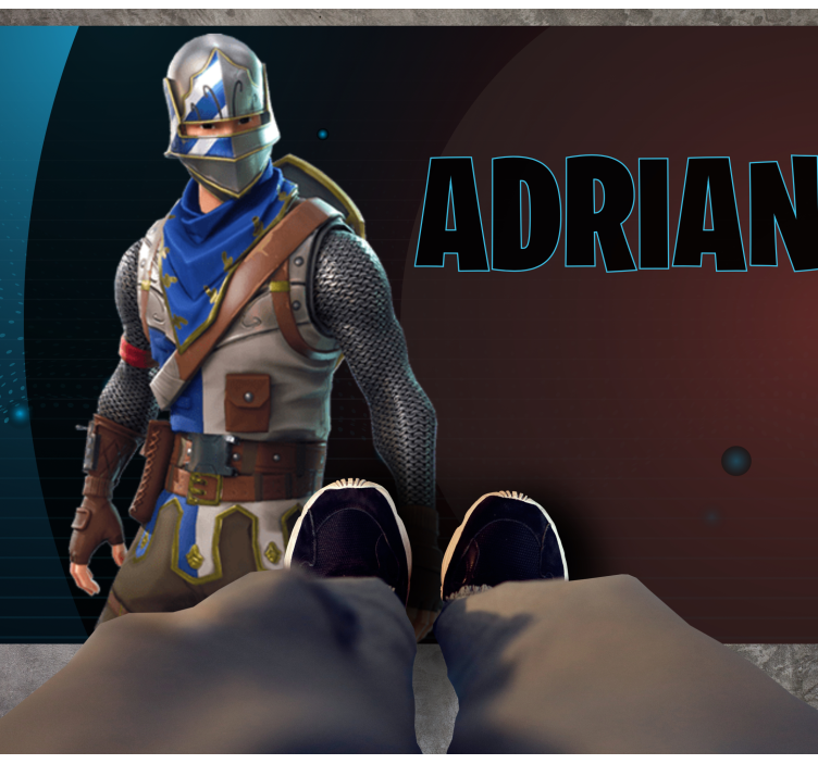 Junaški igralni lik Vinilna preproga za najstnike - TenStickers