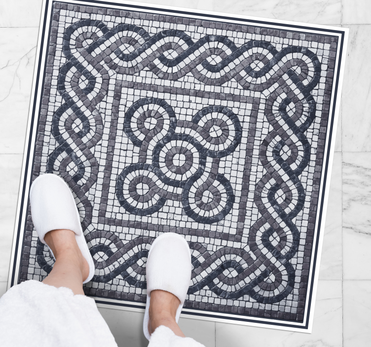 Talne ploščice iz kamenčka mozaik - TenStickers