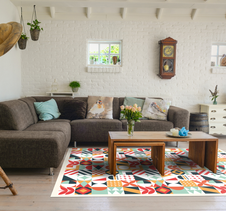 Različni vzorci mozaik talne ploščice - TenStickers