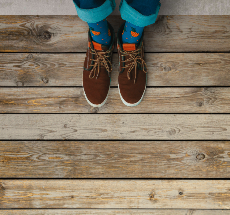 Rustikalna površina Vinilna preproga z lesnim učinkom - TenStickers