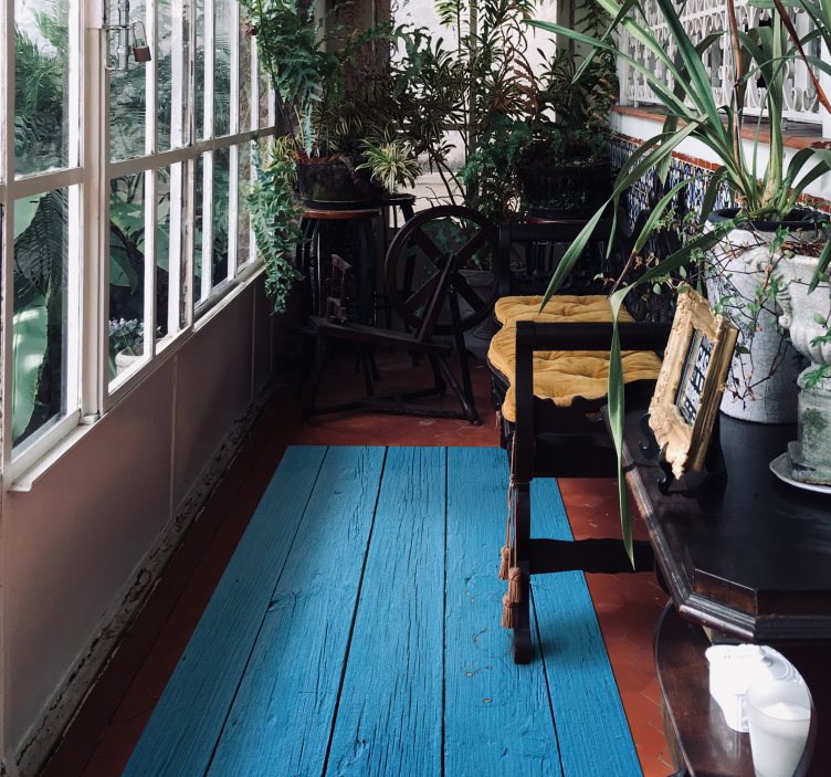 Rustikalni vzorec desk Vinilna preproga z lesnim učinkom - TenStickers