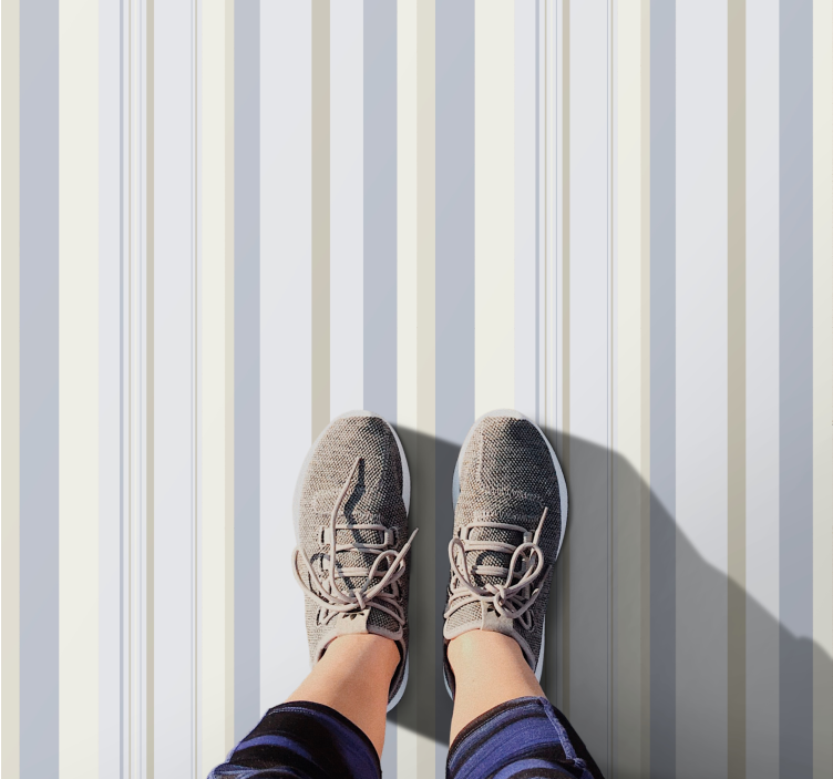 šik črtast motiv Vinilna preproga s črtami - TenStickers