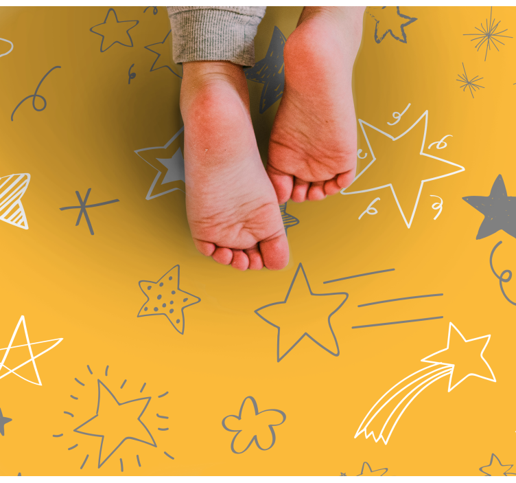 Talna obloga kopalnice sive zvezde - TenStickers