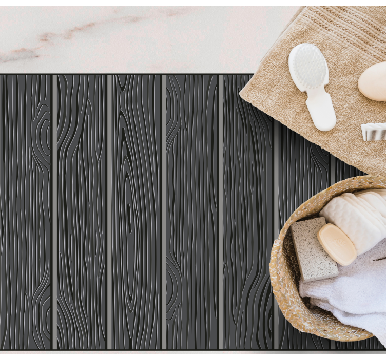 Sive deske talne ploščice vinil preproga - TenStickers