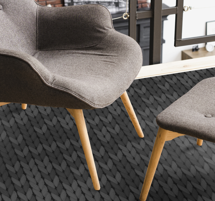 Sive vrvi minimalna vinil preproga - TenStickers