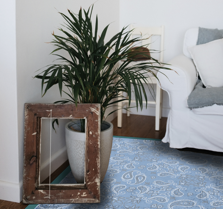 Skandinavski paisley vzorec nordijska preproga - TenStickers