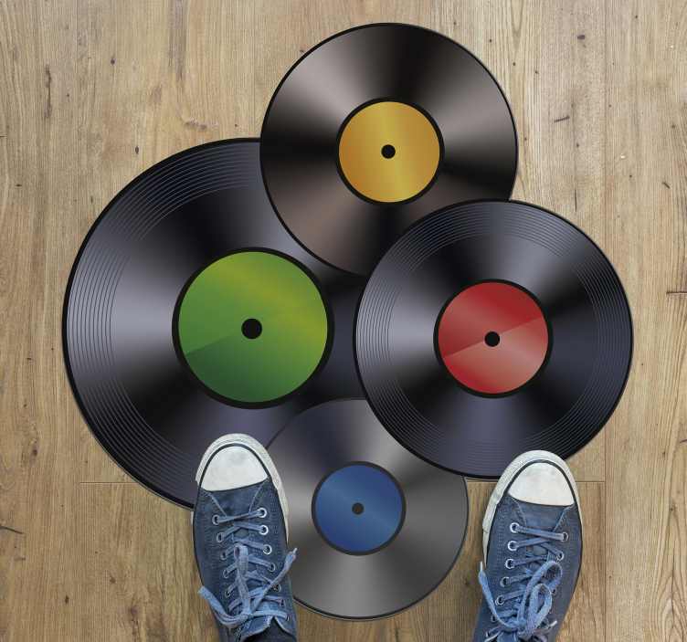 Posname vintage vinil preproge - TenStickers