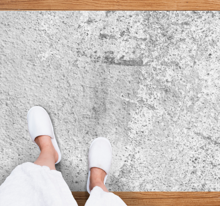 Svetlo siva rustikalna betonska tekstura preproga - TenStickers