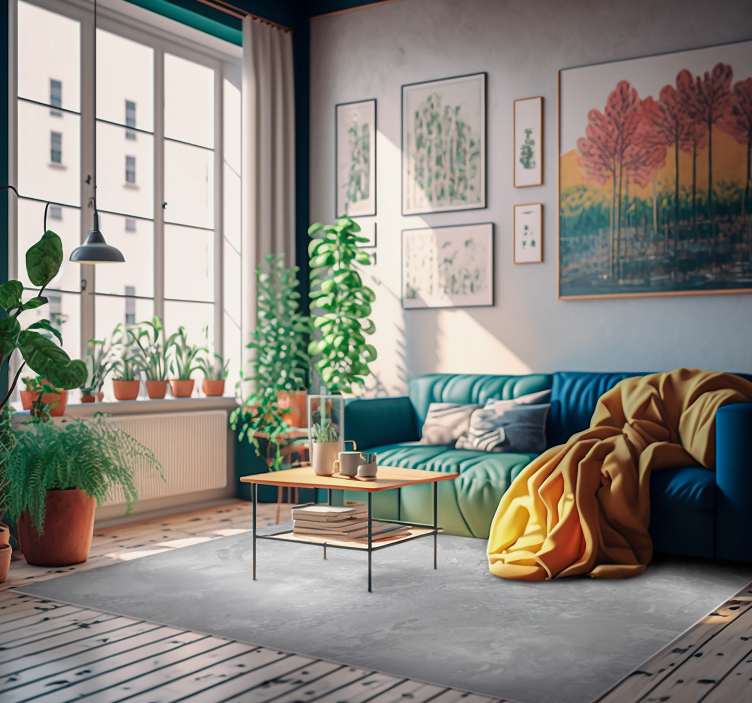 Svetlo siva betonska kamnita vinil preproga - TenStickers