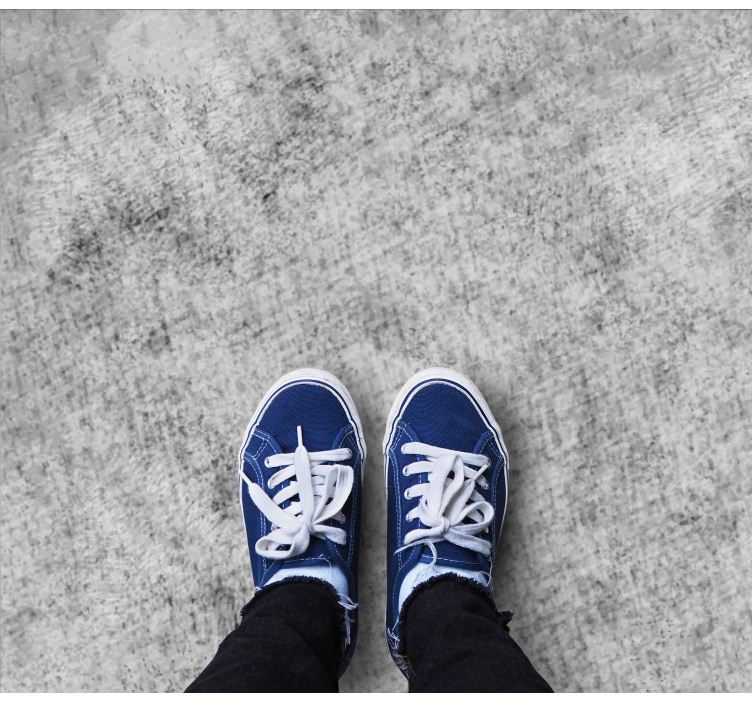 Tekstura sivega marmorja Vinilna preproga za dnevno sobo - TenStickers