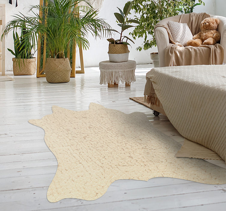 Dizajn iz umetne kravje kože vinilni tepih s potiskom živali - TenStickers