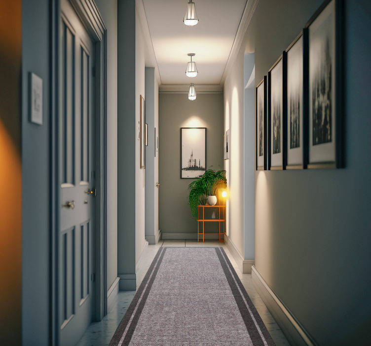 Moderna preproga s temnim okvirjem - TenStickers