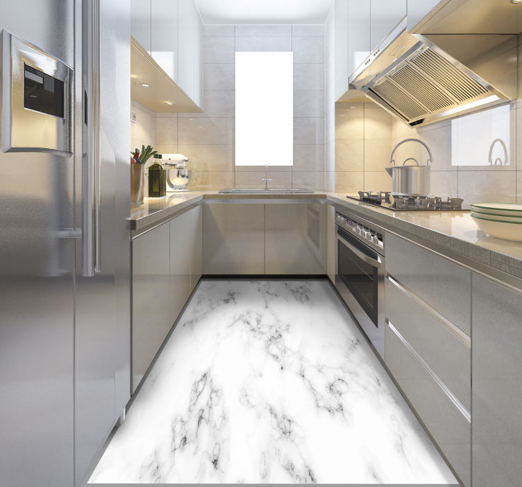 Talne ploščice iz sivega marmorja - TenStickers