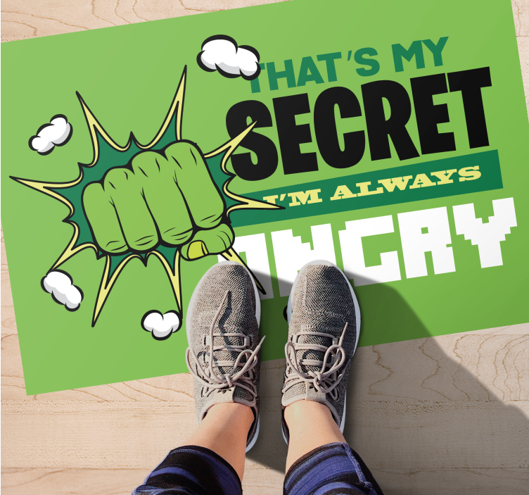 Vedno sem jezna otroška preproga - TenStickers