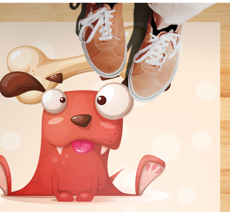 Vesel kužek Vinilna preproga za dojenčke - TenStickers