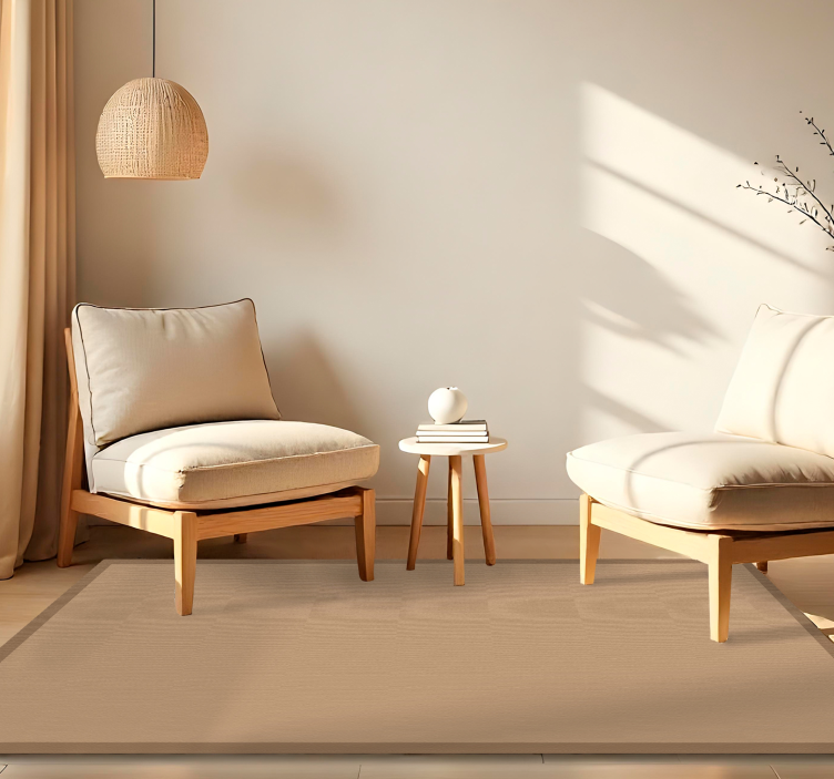 Videz navadne jute Vinilna preproga za jedilnico - TenStickers