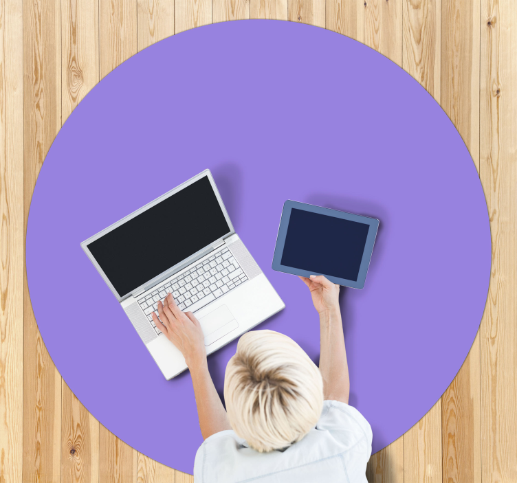 Moderna preproga v vijolični barvi - TenStickers