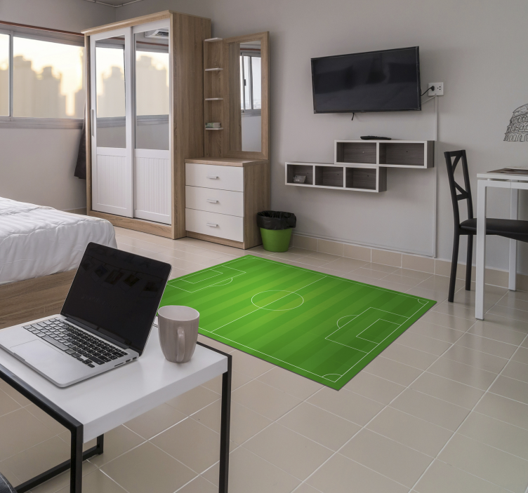 Vinil preproga nogometno igrišče za najstnike - TenStickers