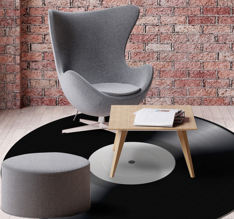 Vinil plošča vintage vinil preproga - TenStickers