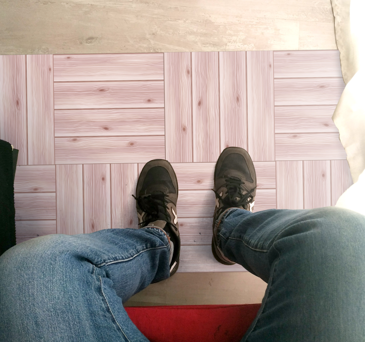 Vzorec lesa zrna lesena tla - TenStickers