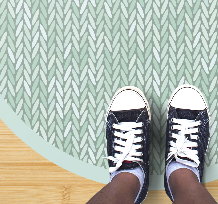 Vzorec zvitih črt Vinilna preproga s črtami - TenStickers