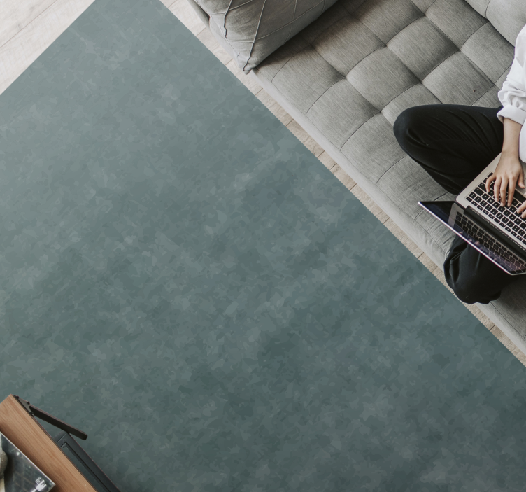 Zamolkli teal odtenek Marmorna vinilna preproga - TenStickers