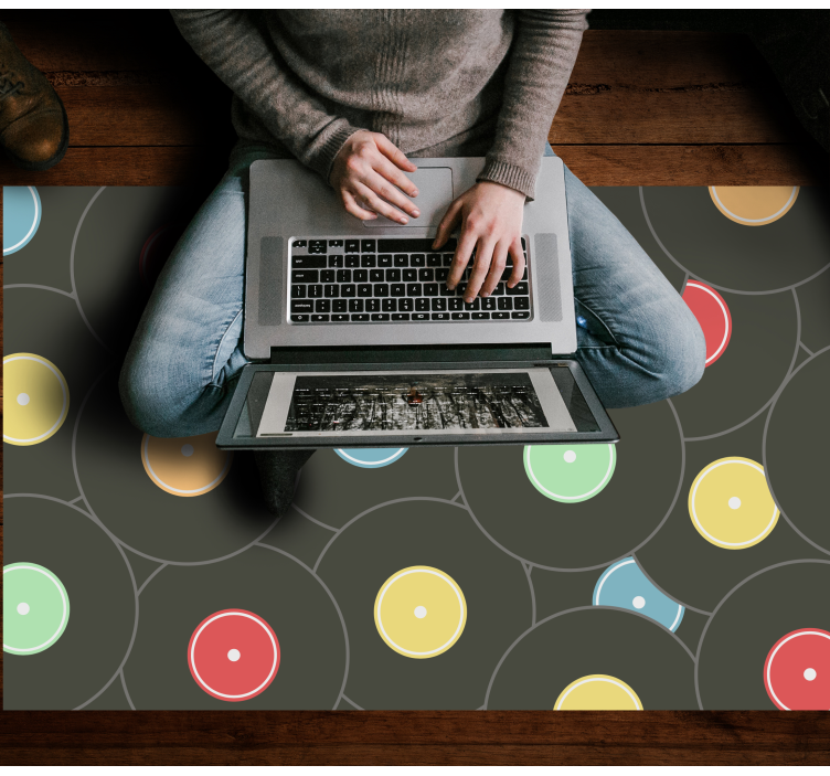 živahne vinilne plošče Vinilna preproga za najstnike - TenStickers