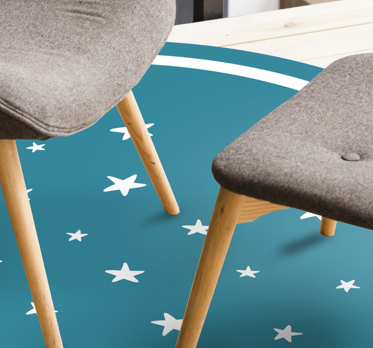 Zvezdni motiv vinilna preproga s zvezdami - TenStickers