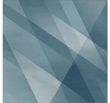 Abstraktni geometrijski gradient Vinilna preproga za jedilnico - TenStickers