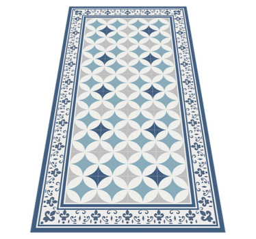 Azure tile vinilna preproga za kuhinjo - TenStickers