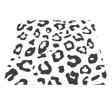 Vinilni tepih s potiskom živali Črni leopard - TenStickers