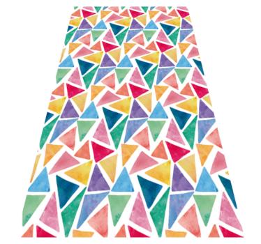 Vinilna preproga za kuhinjo geometrijski vzorci - TenStickers