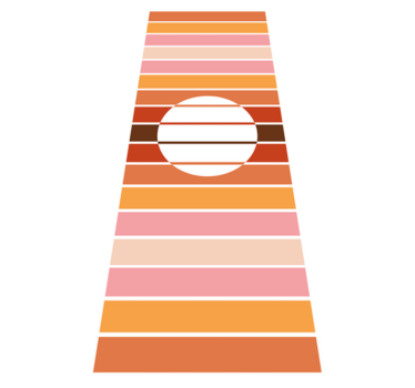 Vinilna preproga za kuhinjo 70-ih sonce hladilnik - TenStickers