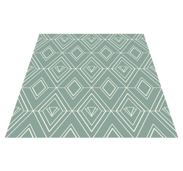 Vinilna preproga za kuhinjo art deco geometrijski vzorci - TenStickers