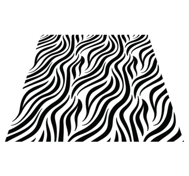Vinil preproga iz zebrastega črta z živalskim tiskom - TenStickers