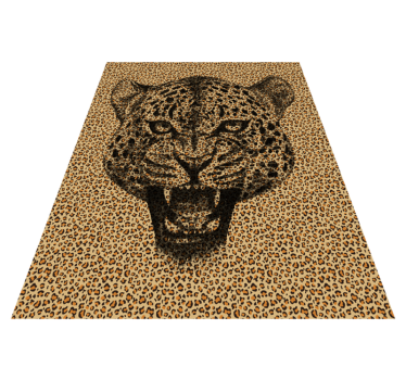 Leopardna preproga za živalski tisk - TenStickers