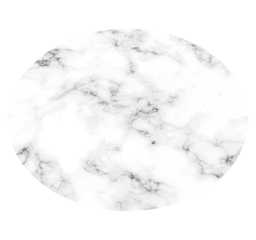 Marmornati krog minimalna vinilna preproga - TenStickers