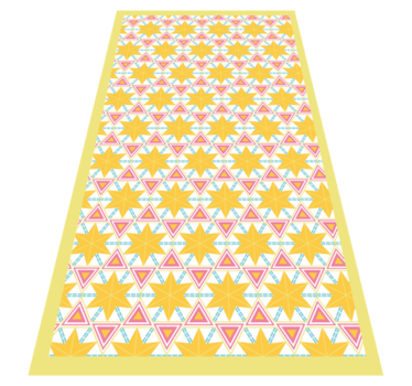 Vinilna preproga za kuhinjo geometrijski zvezdni vzorec - TenStickers