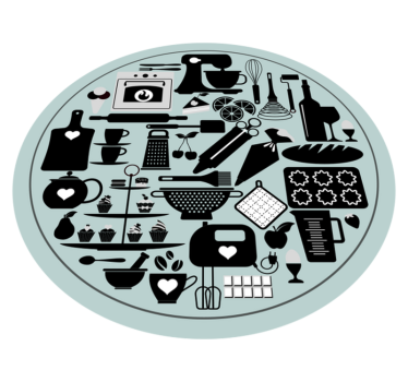 Kuhinjski elementi sodobne preproge - TenStickers