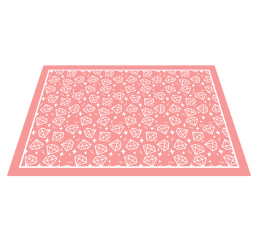 Vinilne talne obloge z teksturo geometrijski diamanti - TenStickers