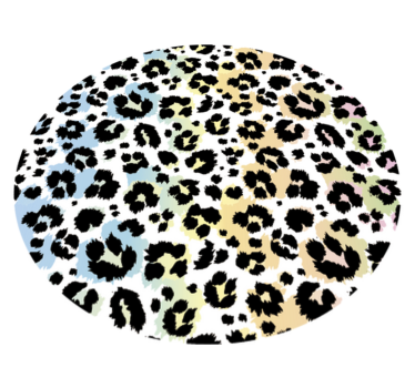 Vzorec leopardjih pik vinilni tepih s potiskom živali - TenStickers