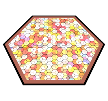 Raznobarvne ploščice mat - TenStickers