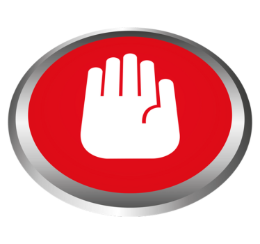 Dekoracija signala stop Marmorna vinilna preproga - TenStickers