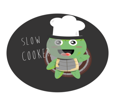Počasi štedilnik želva preproga - TenStickers
