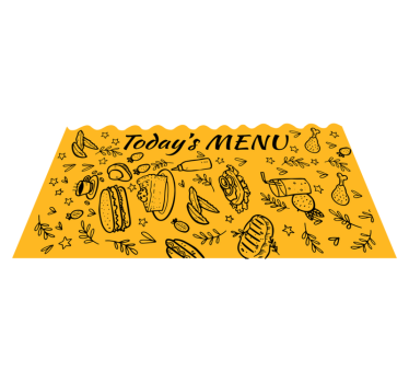 Današnji meni kuhinjska tla - TenStickers