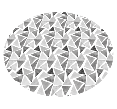 Sivi toni trikotniki geometrijske vinil preproge - TenStickers