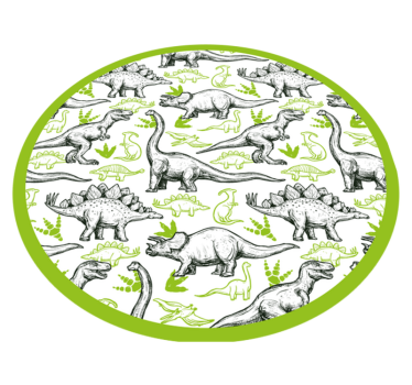 Dvobarvna podloga za dinozavre s tiskanimi živalmi - TenStickers