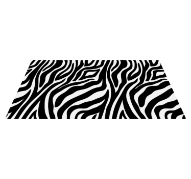 Preproga z živalskim potiskom zebra - TenStickers