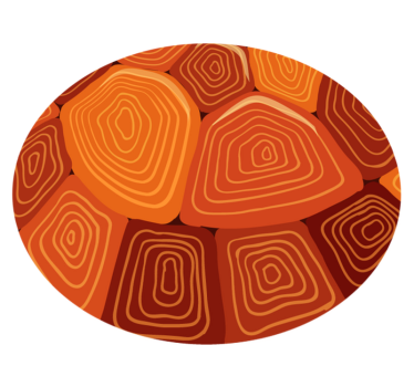 Organske konture Vinilne talne obloge z teksturo - TenStickers