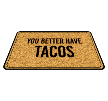 Raje imej tacos podstavki po naročilu - TenStickers
